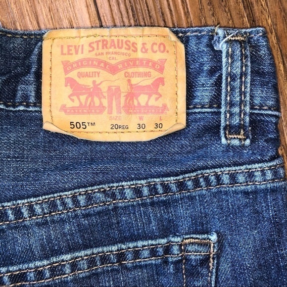 𝅺505™ REGULAR FIT HUSKY BIG BOYS JEANS - Picture 5 of 15